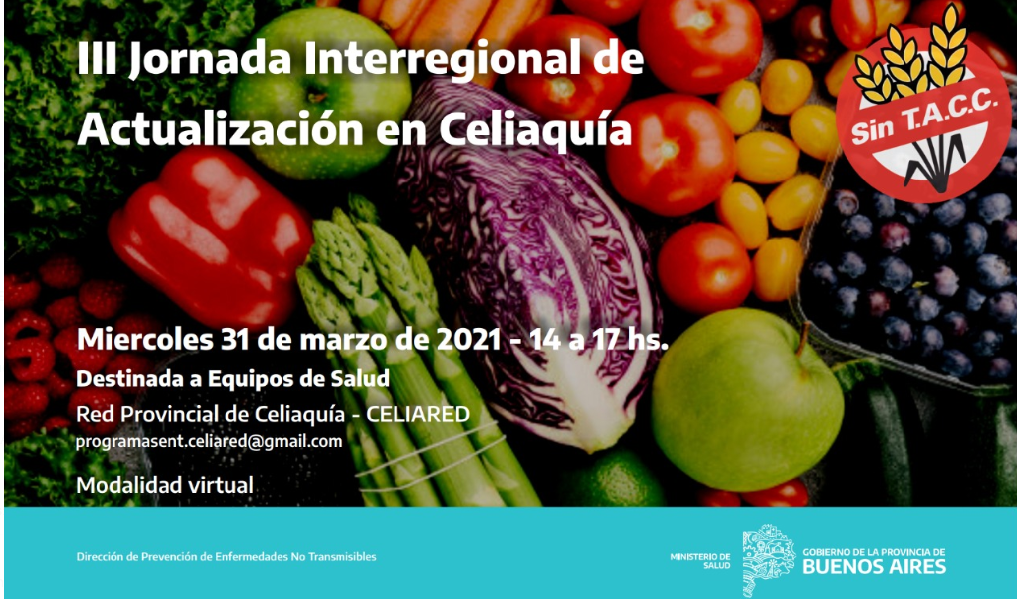 III Jornada Interregional de Actualización en Celiaquía 
